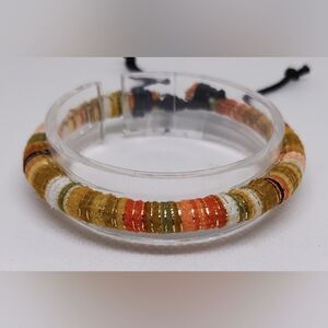 Men's bracelet‎ striped punk hemp new e41